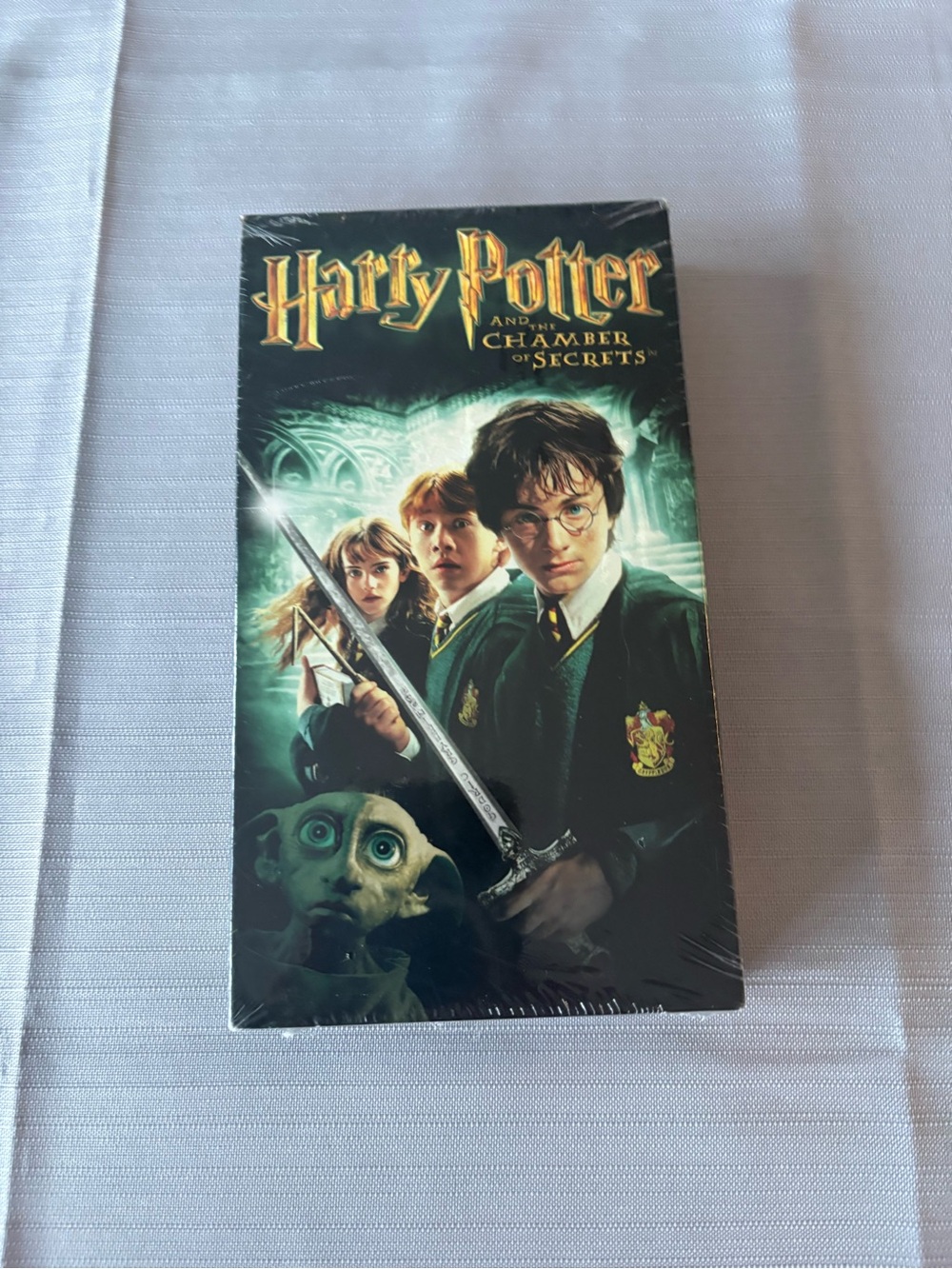 Warner Bros. Harry Potter Chamber of Secrets VHS Box - Green, Black, Gold